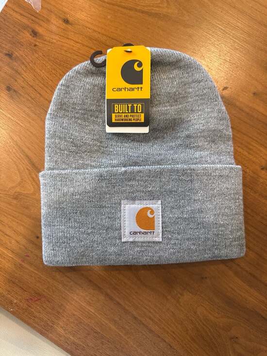 Carhartt Other - Carhartt A18 Knit Cuffed Beanie in Heather Grey NWT